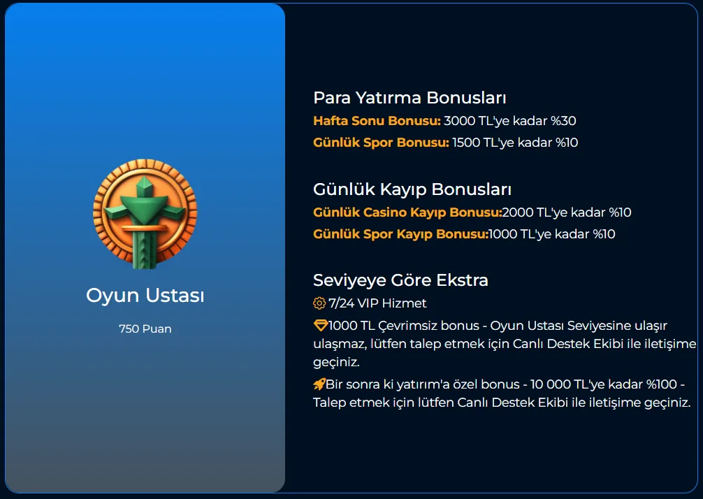 Bahisbu VIP Bonusları